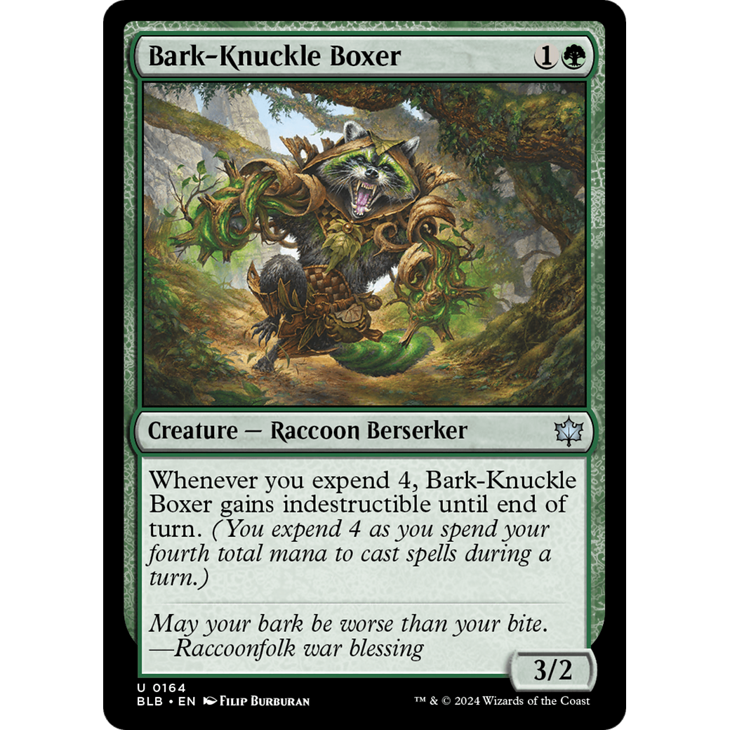 Bark-Knuckle Boxer (BLB-164) - Bloomburrow Foil
