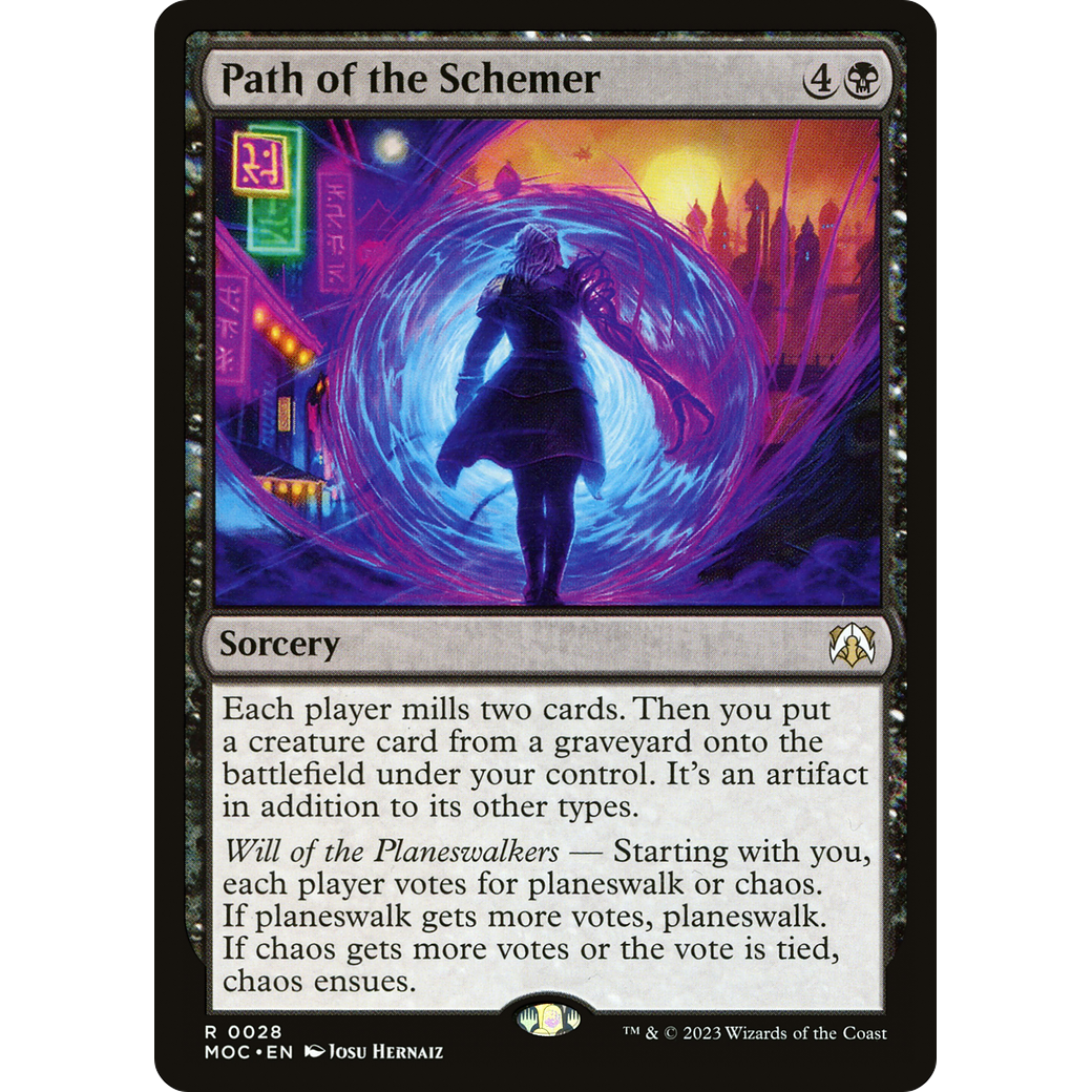 Path of the Schemer (MOC-028) - March of the Machine Commander