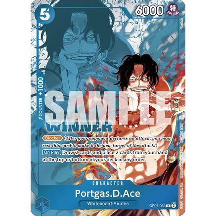 Portgas.D.Ace (Winner Pack 2024 Oct.-Dec.) (OP07-053) - One Piece Promotion Cards Foil