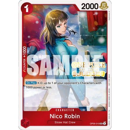 Nico Robin (Judge Pack Vol. 4) (OP05-010) - One Piece Promotion Cards Foil
