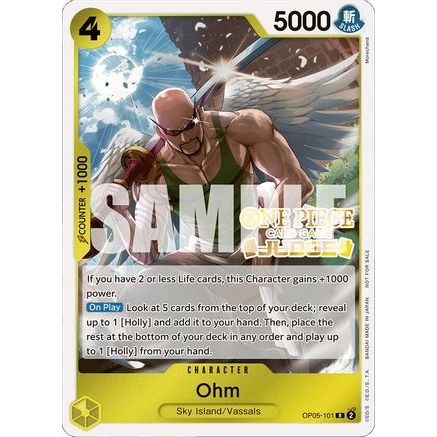 Ohm (Judge Pack Vol. 4) (OP05-101) - One Piece Promotion Cards Foil