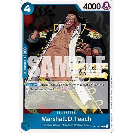 Marshall.D.Teach (Judge Pack Vol. 4) (ST03-014) - One Piece Promotion Cards Foil