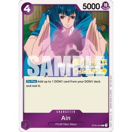 Ain (Judge Pack Vol. 4) (ST05-002) - One Piece Promotion Cards Foil