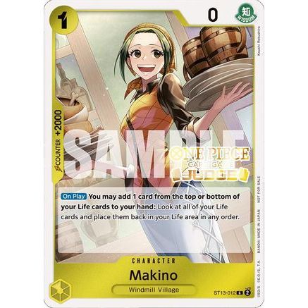 Makino (Judge Pack Vol. 4) (ST13-012) - One Piece Promotion Cards Foil