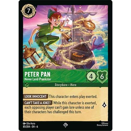 Peter Pan - Never Land Prankster (85/204) - Azurite Sea Cold Foil