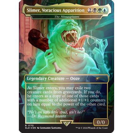 Slimer, Voracious Apparition - The Mimeoplasm (Rainbow Foil) (SLD-1773) - Secret Lair Drop Series Foil