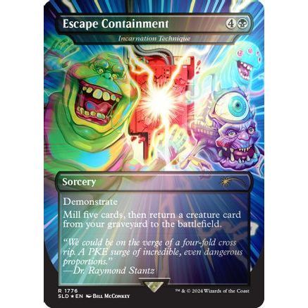 Escape Containment - Incarnation Technique (Rainbow Foil) (SLD-1776) - Secret Lair Drop Series Foil