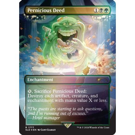 Pernicious Deed (Rainbow Foil) (SLD-1777) - Secret Lair Drop Series Foil