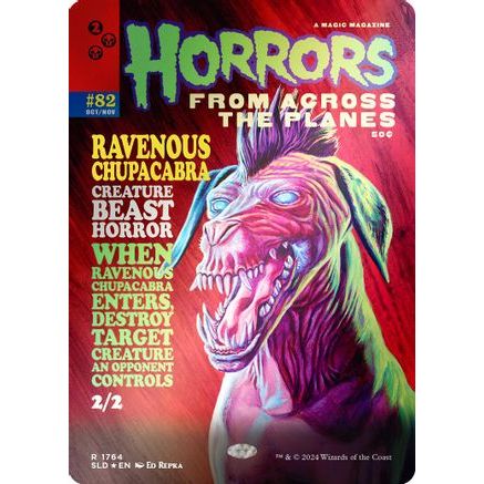 Ravenous Chupacabra (1764) (Rainbow Foil) (SLD-1764) - Secret Lair Drop Series Foil