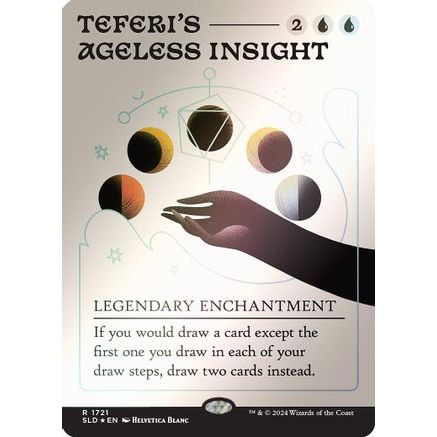Teferi's Ageless Insight (Rainbow Foil) (SLD-1721) - Secret Lair Drop Series Foil