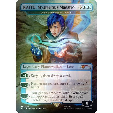 KAITO, Mysterious Maestro - Jace, Unraveler of Secrets (Rainbow Foil) (SLD-1590) - Secret Lair Drop Series Foil
