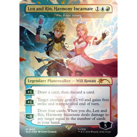 Len and Rin, Harmony Incarnate - The Royal Scions (Rainbow Foil) (SLD-1600) - Secret Lair Drop Series Foil