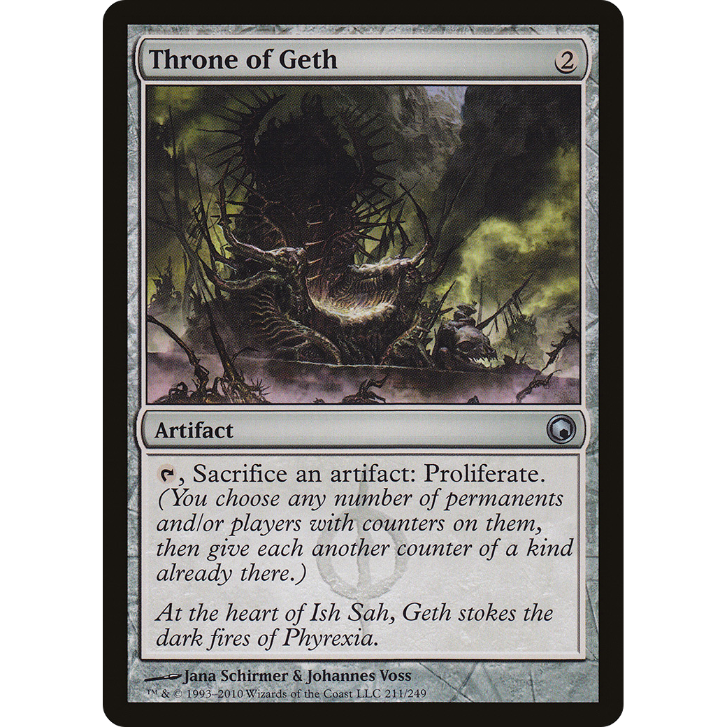 Throne of Geth (SOM-211) - Scars of Mirrodin Foil