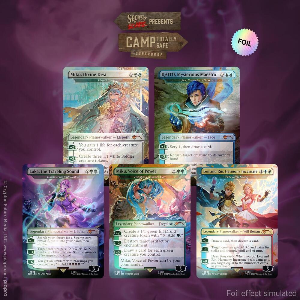 Magic the Gathering: Secret Lair x Hatsune Miku: Electric Entourage - Rainbow Foil Edition (English Version)