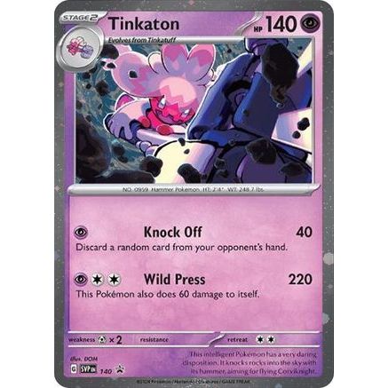 Tinkaton - 140 (Cosmo Holo) 140 - SV Scarlet & Violet Promo Cards Holofoil