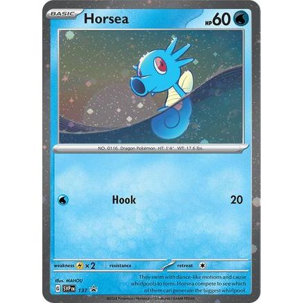Horsea - 137 (Cosmo Holo) 137 - SV Scarlet & Violet Promo Cards Holofoil