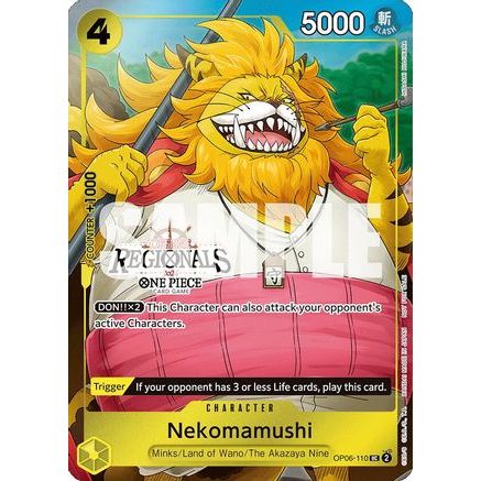 Nekomamushi (Offline Regional 2024 Vol. 3) (OP06-110) - One Piece Promotion Cards