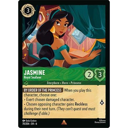 Jasmine - Royal Seafarer (70/204) - Azurite Sea Cold Foil
