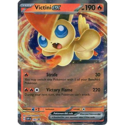 Victini ex - 142 142 - SV Scarlet & Violet Promo Cards Holofoil