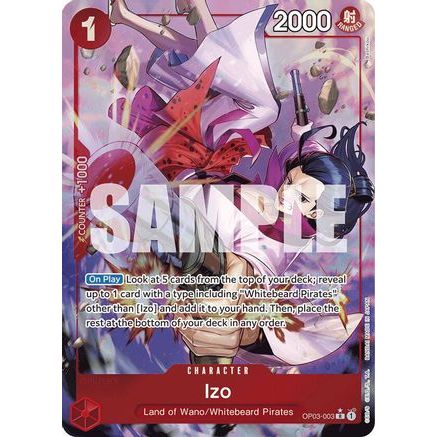Izo (OP03-003) (Alternate Art) (OP03-003) - Premium Booster -The Best- Foil