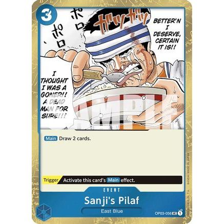 Sanji's Pilaf (Jolly Roger Foil) (OP03-056) - Premium Booster -The Best- Foil