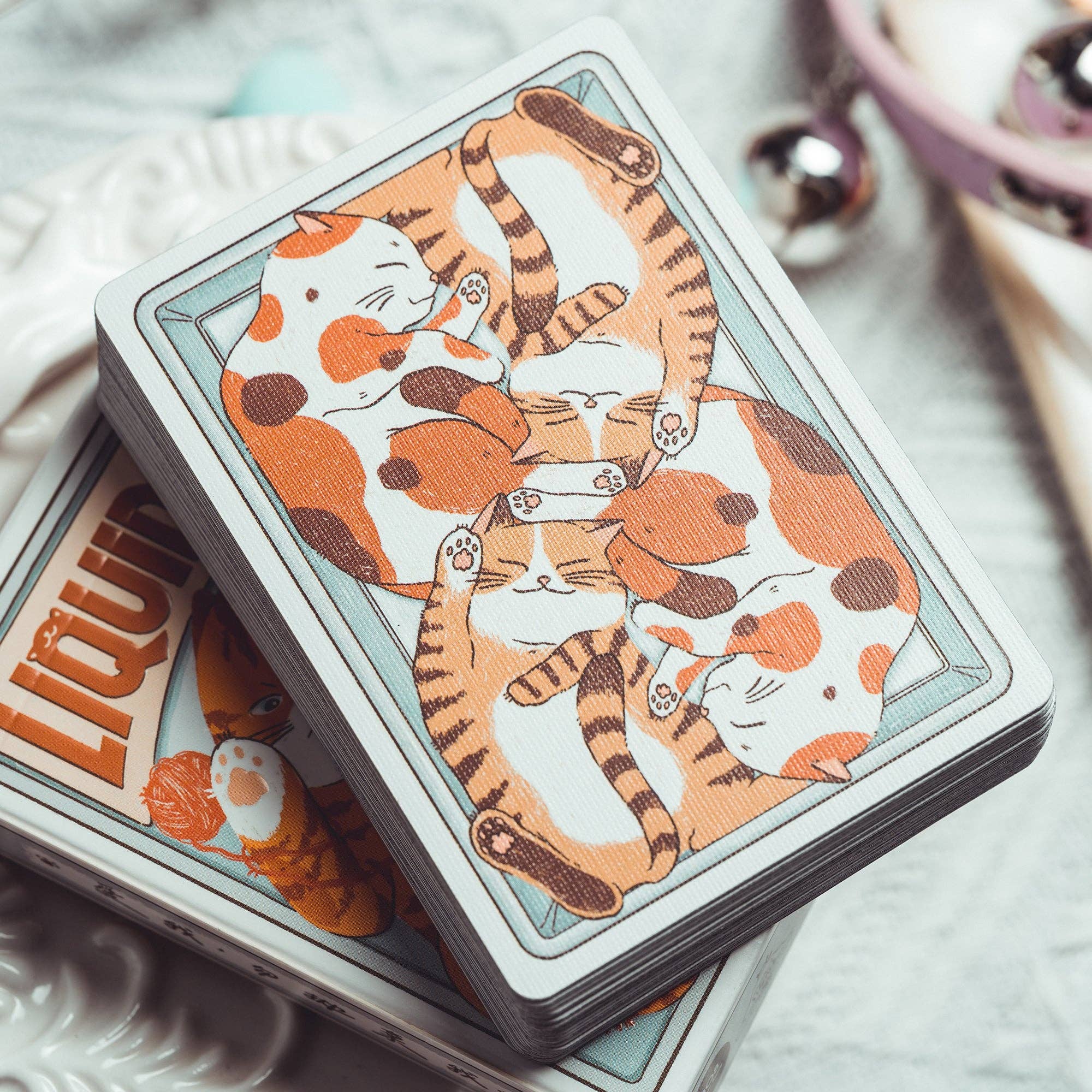 Naughty Dog & Liquid Cat Playing Cards: Liquid Cat