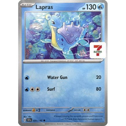 Lapras (7-Eleven Promo) 31 - Miscellaneous Cards & Products
