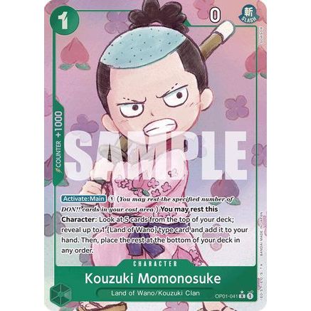 Kouzuki Momonosuke (Alternate Art) (OP01-041) - Premium Booster -The Best- Foil