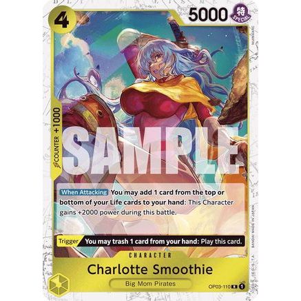 Charlotte Smoothie (Jolly Roger Foil) (OP03-110) - Premium Booster -The Best- Foil