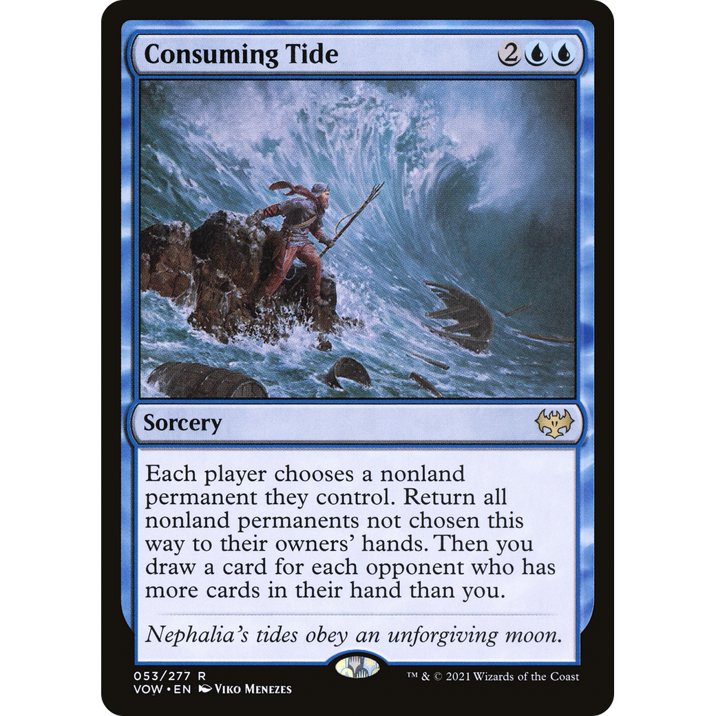 Consuming Tide (VOW-053) - Innistrad: Crimson Vow Foil