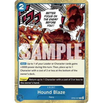 Hound Blaze (Jolly Roger Foil) (OP05-057) - Premium Booster -The Best- Foil