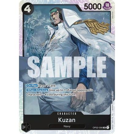 Kuzan (OP02-096) (Reprint) (OP02-096) - Premium Booster -The Best- Foil