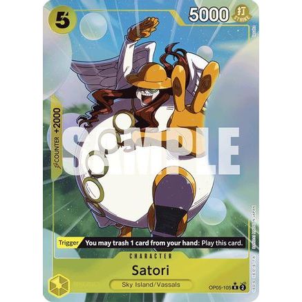 Satori (Alternate Art) (OP05-105) - Premium Booster -The Best- Foil