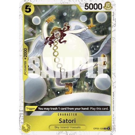 Satori (Jolly Roger Foil) (OP05-105) - Premium Booster -The Best- Foil