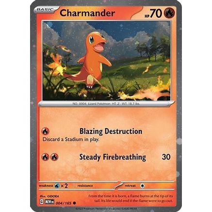 Charmander - 004/165 (Cosmos Holo) 4 - SV Scarlet & Violet Promo Cards Holofoil