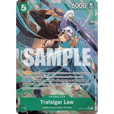 Trafalgar Law (OP01-047) (Alternate Art) (OP01-047) - Premium Booster -The Best- Foil