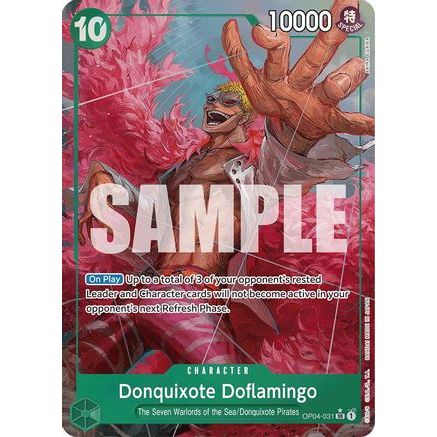 Donquixote Doflamingo (Alternate Art) (OP04-031) - Premium Booster -The Best- Foil