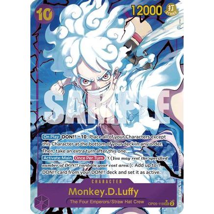 Monkey.D.Luffy (OP05-119) (Alternate Art) (OP05-119) - Premium Booster -The Best- Foil
