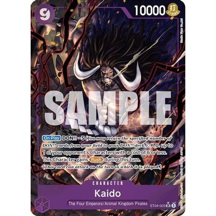 Kaido (ST04-003) (Alternate Art) (ST04-003) - Premium Booster -The Best- Foil