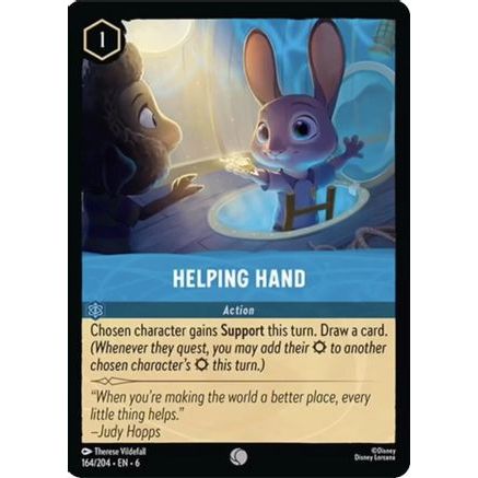 Helping Hand (164/204) - Azurite Sea Cold Foil