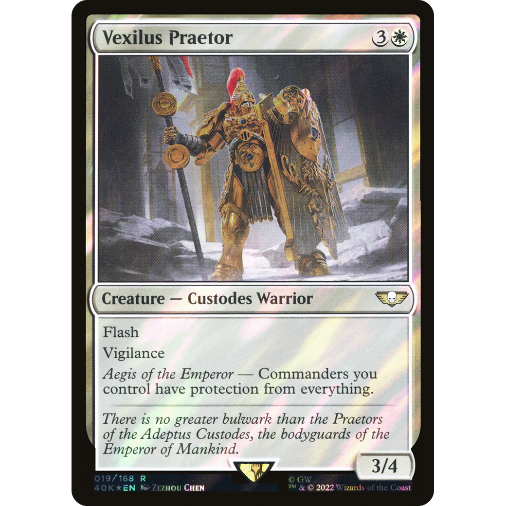 Vexilus Praetor (40K-019) - Warhammer 40,000 Commander Foil