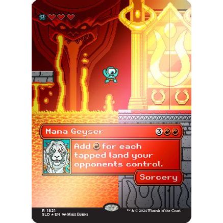 Mana Geyser (Rainbow Foil) (SLD-1821) - Secret Lair Drop Series Foil