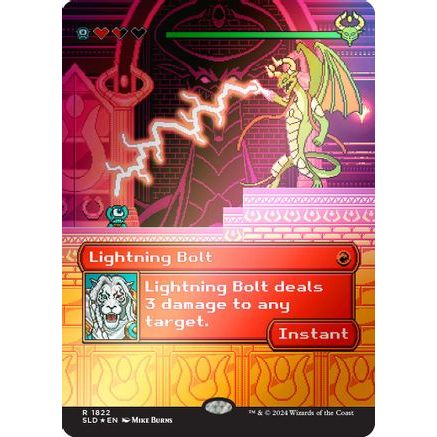 Lightning Bolt (1822) (Rainbow Foil) (SLD-1822) - Secret Lair Drop Series Foil