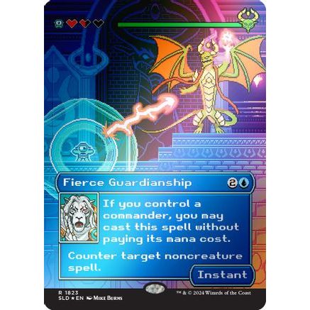 Fierce Guardianship (Rainbow Foil) (SLD-1823) - Secret Lair Drop Series Foil