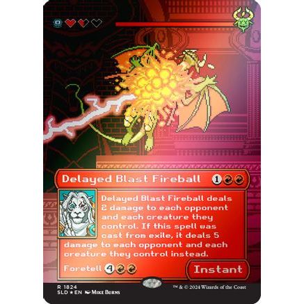 Delayed Blast Fireball (Rainbow Foil) (SLD-1824) - Secret Lair Drop Series Foil