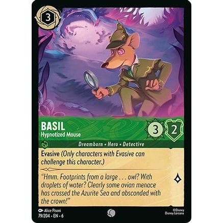 Basil - Hypnotized Mouse (79/204) - Azurite Sea Cold Foil