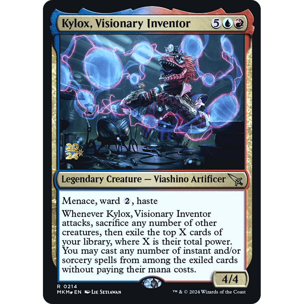Kylox, Visionary Inventor (PRE-214S) - Murders at Karlov Manor Promos Foil