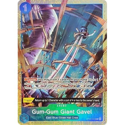Gum-Gum Giant Gavel (Premium Card Collection -Best Selection Vol. 2-) (OP03-055) - One Piece Promotion Cards Foil