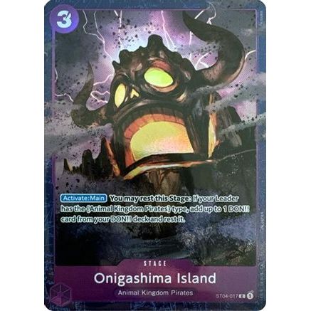 Onigashima Island (Premium Card Collection -Best Selection Vol. 2-) (ST04-017) - One Piece Promotion Cards Foil