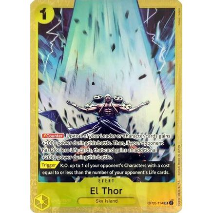 El Thor (Premium Card Collection -Best Selection Vol. 2-) (OP05-114) - One Piece Promotion Cards Foil